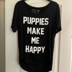 Puppies Make Me Happy Tee
